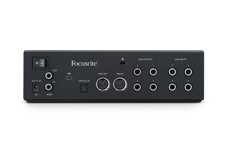 FOCUSRITE Clarett+ 4Pre – interfejs audio USB-C 18x8