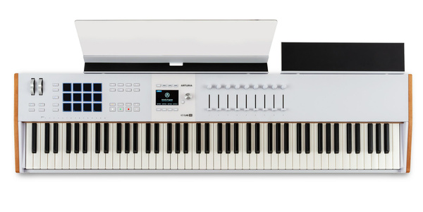 ARTURIA KeyLab 88 mk3 White – kontroler MIDI z hammer action i ekranem