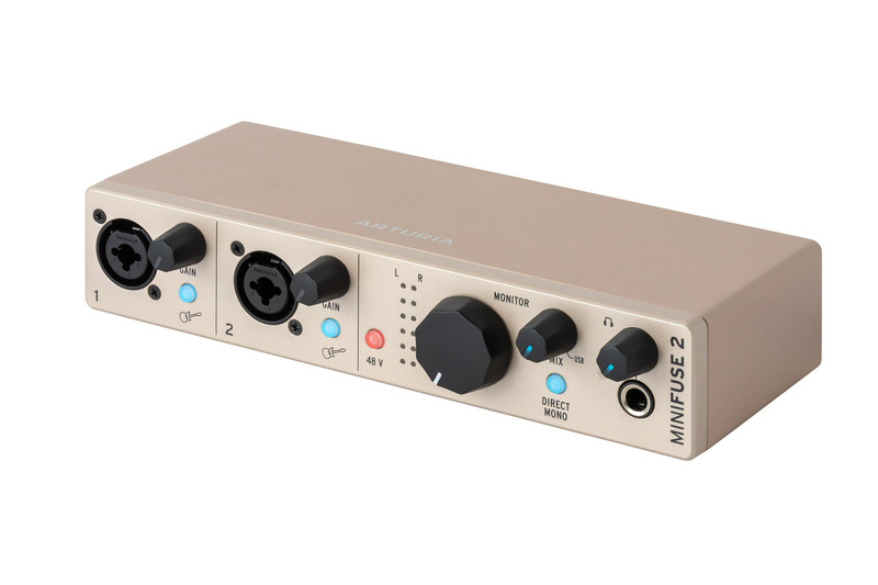 ARTURIA MiniFuse 2 Champagne – interfejs audio USB-C 2x2