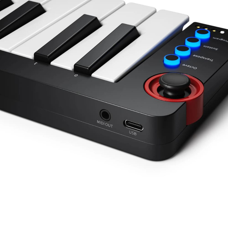 DONNER N-25 - Klawiatura sterująca MIDI 25 klawiszy