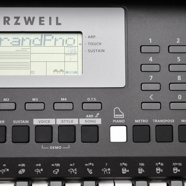 Kurzweil KP90L - Keyboard z podświetlaniem