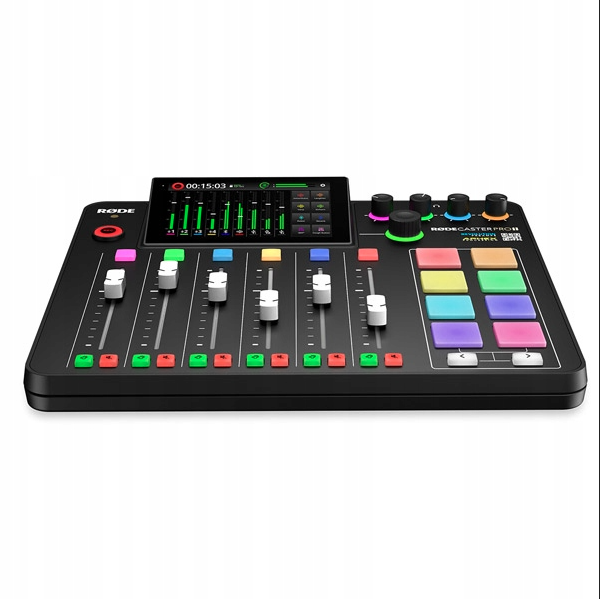 ZESTAW PROMOCYJNY   RODECaster Pro II - Studio Produkcji Podcastów  PLUS  Regulowany uchwyt RODE VESA Mount