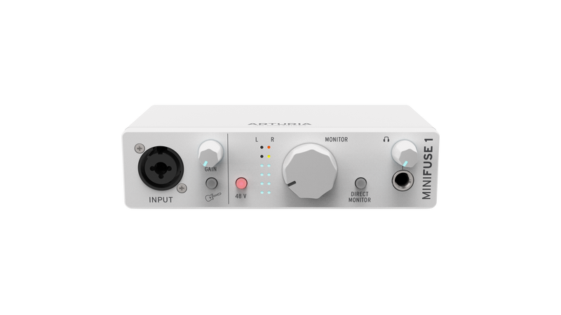 ARTURIA MiniFuse 1 White – interfejs audio USB-C 1x2