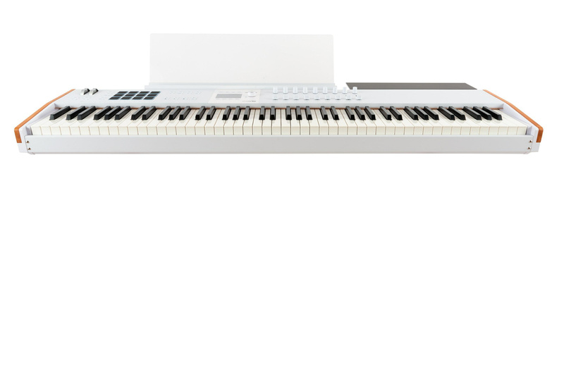 ARTURIA KeyLab 88 mk3 White – kontroler MIDI z hammer action i ekranem