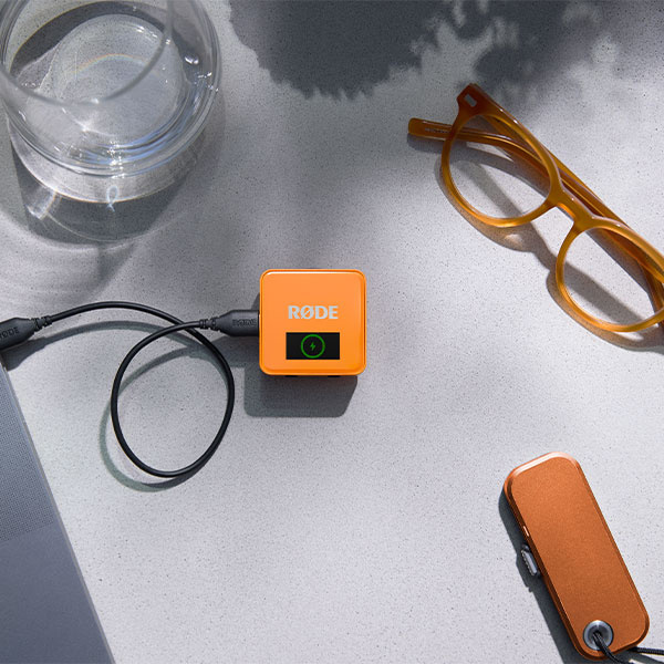 RODE Wireless GO III pomarańczowy - Bezprzewodowy system mikrofonowy