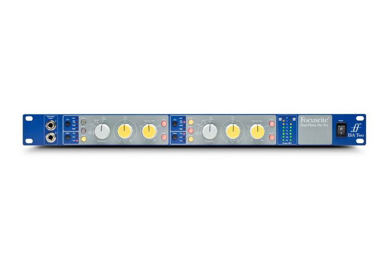 FOCUSRITE ISA TWO – dual mono preamp mikrofonowy