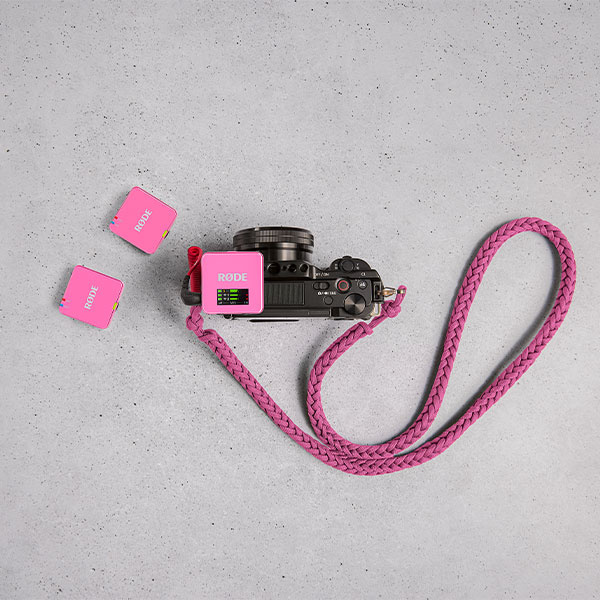 RODE Wireless GO III różowy - Bezprzewodowy system mikrofonowy