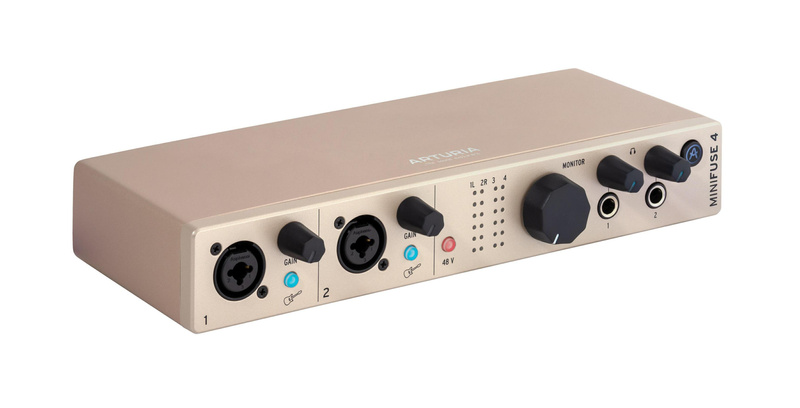 ARTURIA MiniFuse 4 Champagne – interfejs audio USB-C 4x4