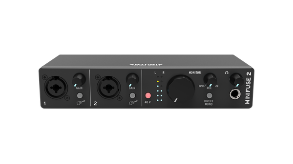 ARTURIA MiniFuse 2 Black – interfejs audio USB-C 2x2