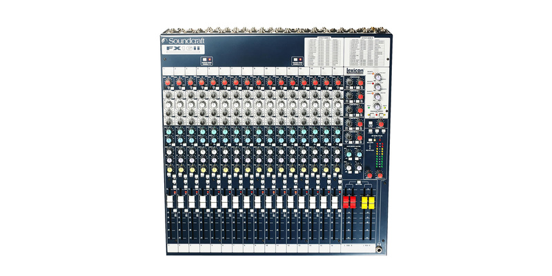 Soundcraft FX16ii - Analogowa konsoleta mikserska, procesor efektów