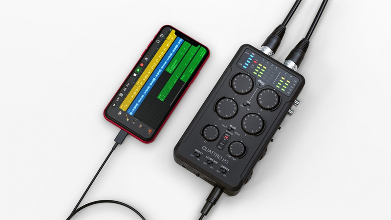 IK iRig Pro Quattro I/O Deluxe - Przenośny rejestrator