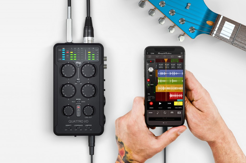 IK iRig Pro Quattro I/O Deluxe - Przenośny rejestrator