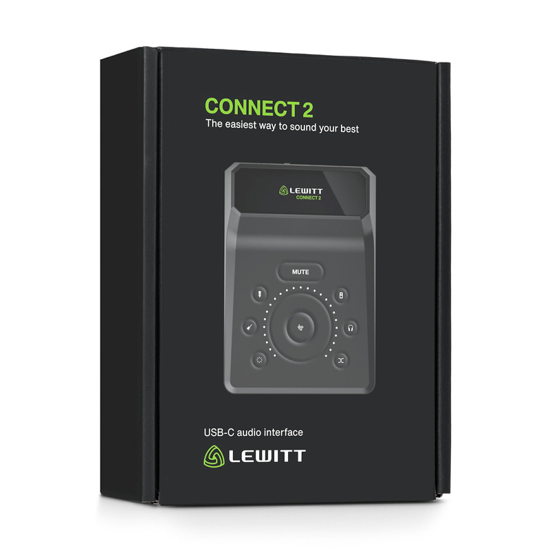 LEWITT CONNECT 2 – interfejs audio USB-C 2x2