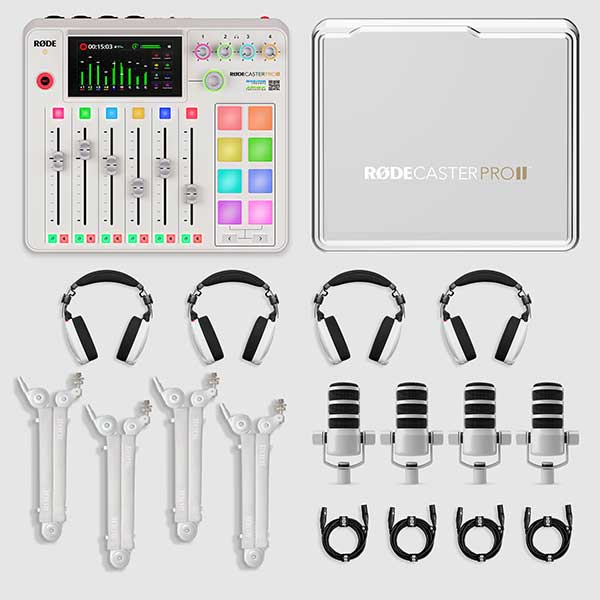 RODE Ultimate Podcaster Bundle White