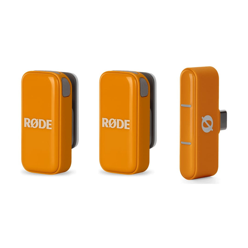 RODE Wireless Micro USB-C Orange - Mikrofon bezprzewodowy do smartphonów