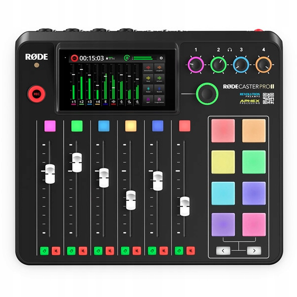 ZESTAW PROMOCYJNY   RODECaster Pro II - Studio Produkcji Podcastów  PLUS  Regulowany uchwyt RODE VESA Mount