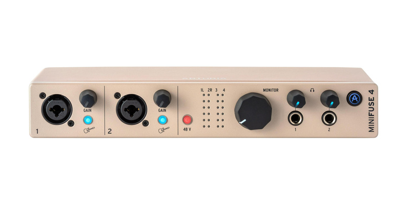 ARTURIA MiniFuse 4 Champagne – interfejs audio USB-C 4x4