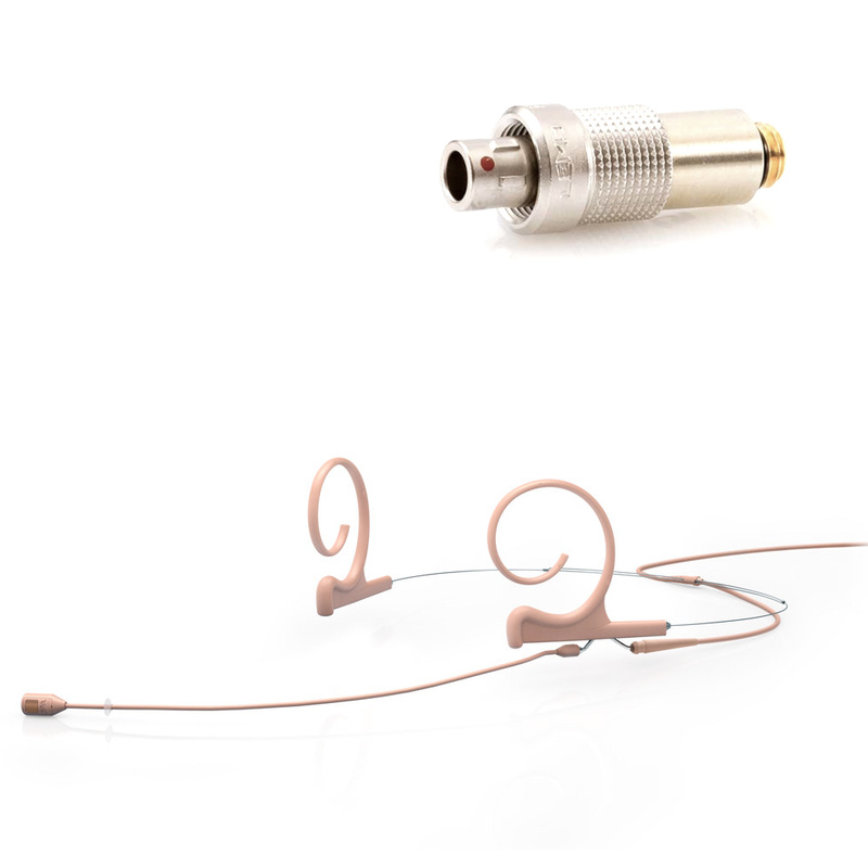 DPA 4288-DC-F-F03-LH - 4288 CORE Directional Flex Headset Mic, 120 mm Boom, Beige, 3-pin LEMO