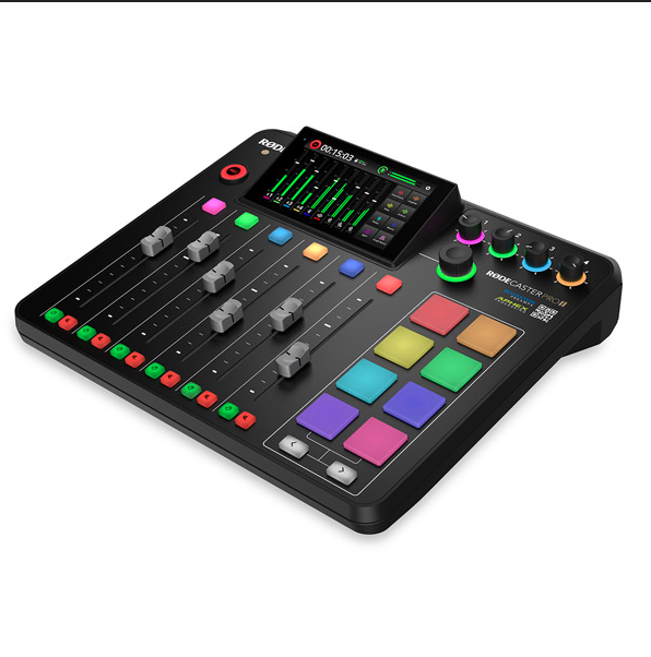 ZESTAW PROMOCYJNY   RODECaster Pro II - Studio Produkcji Podcastów  PLUS  Regulowany uchwyt RODE VESA Mount