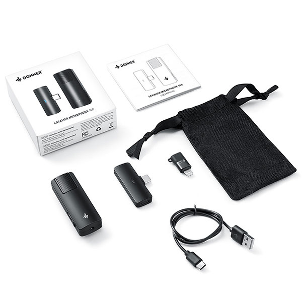 DONNER LM-100 - Mikrofon typu Lavalier