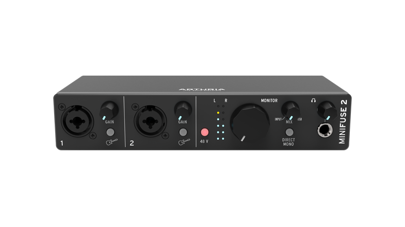 ARTURIA MiniFuse 2 Black – interfejs audio USB-C 2x2
