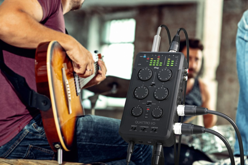 IK iRig Pro Quattro I/O Deluxe - Przenośny rejestrator