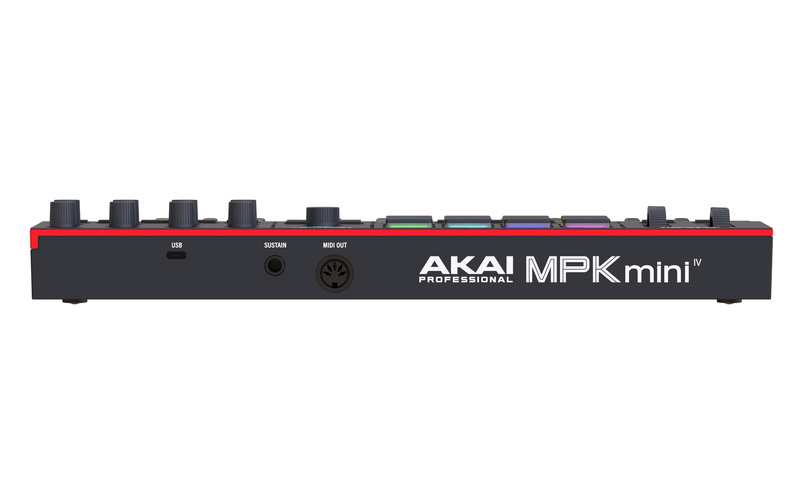 AKAI MPK MINI 4 BLACK - Mini klawiatura sterująca