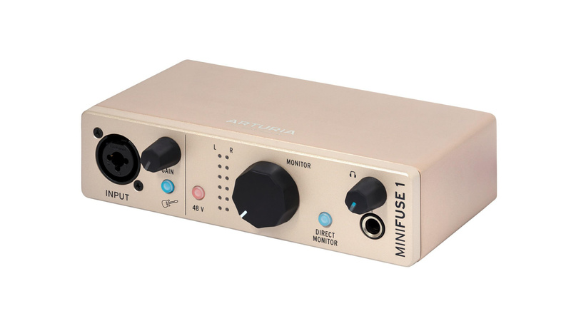 ARTURIA MiniFuse 1 Champagne – interfejs audio USB-C 1x2