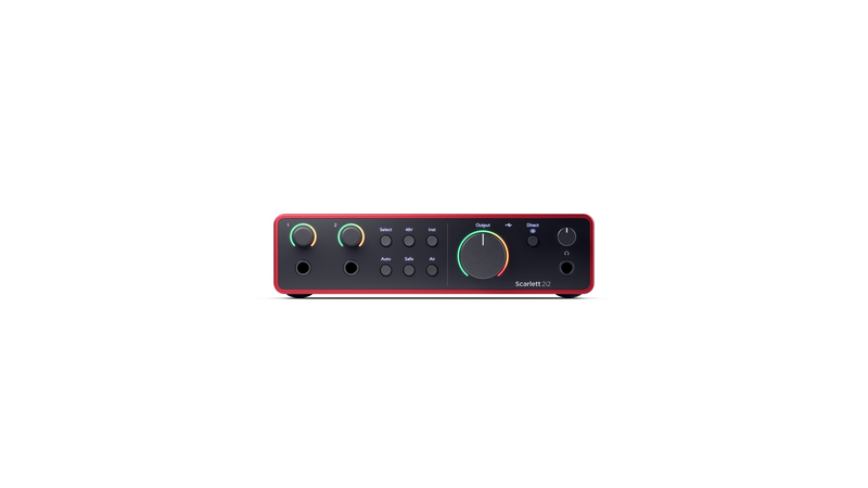 FOCUSRITE Scarlett 2i2 4th Gen – interfejs audio USB-C 2x2