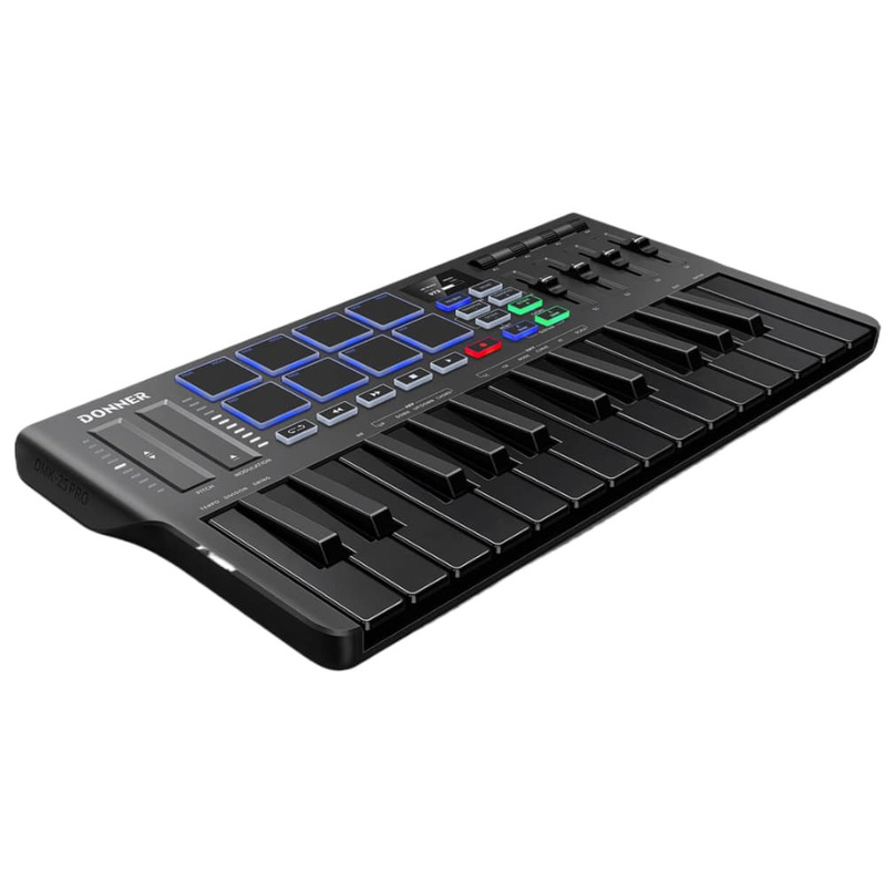 DONNER DMK-25 - Klawiatura sterująca MIDI 25 klawiszy