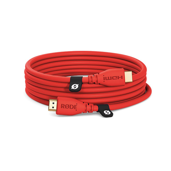 RODE HDMI CABLE 3R - Kabel 3m czerwony