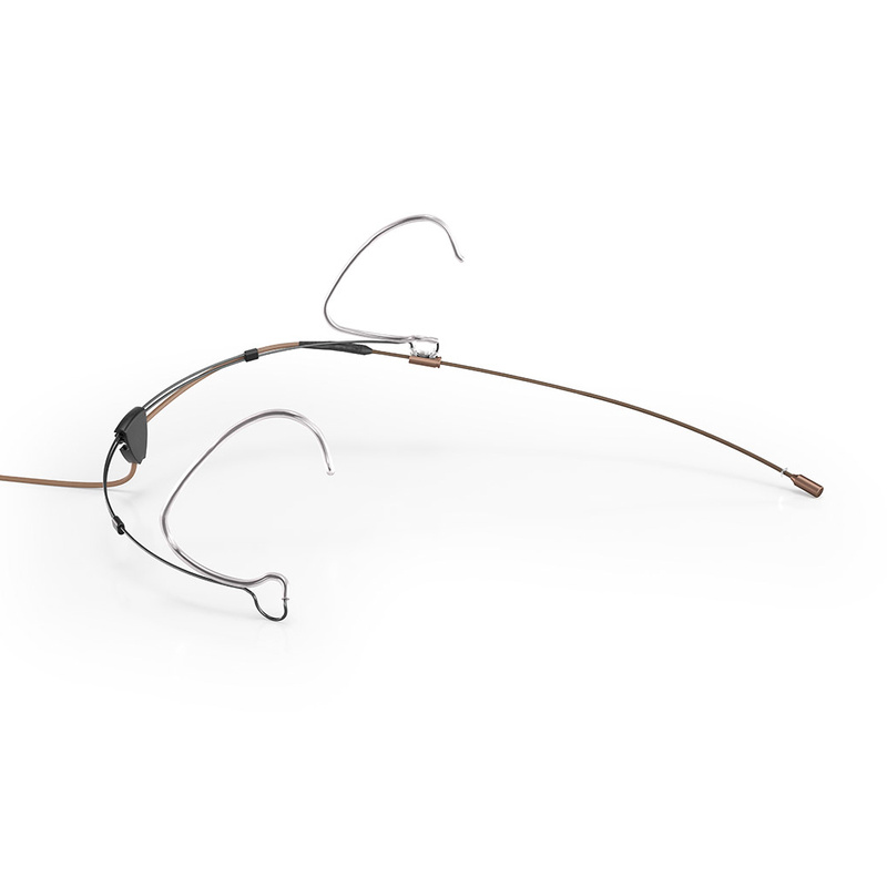 DPA 6066-OC-R-C00 - 6066 CORE Omni Headset Mic, Brown, MicroDot