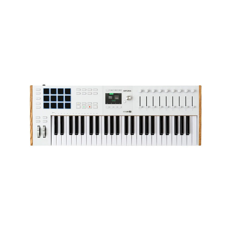 ARTURIA KeyLab 49 mk3 White – kontroler MIDI z ekranem i DAW integracją
