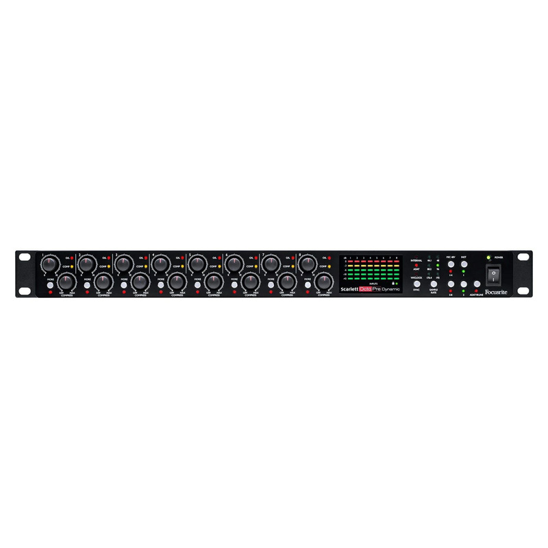 FOCUSRITE Scarlett OctoPre Dynamic – preamp z kompresją