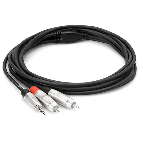 Hosa - Kabel PRO TRS 3.5mm - 2 x RCA 1.8m