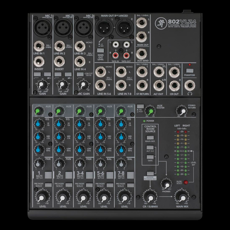 Mackie 802VLZ4 - Mikser analogowy 