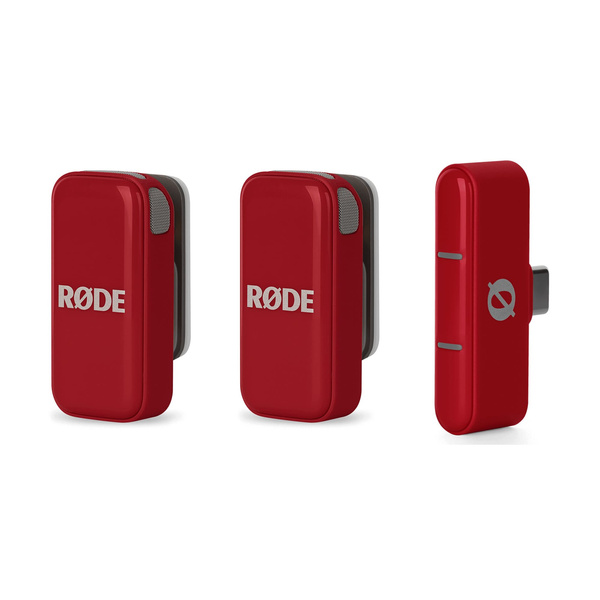 RODE Wireless Micro USB-C Red - Mikrofon bezprzewodowy do smartphonów