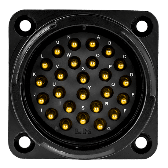 Link LK 25 MP - LK 25P chassis male connector