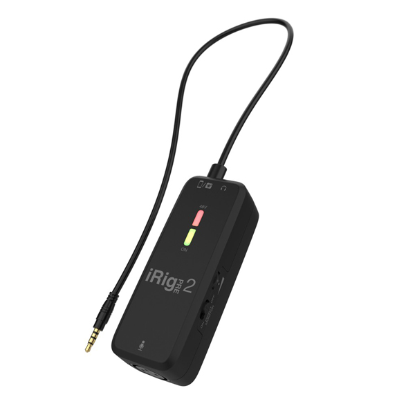 IK iRig PRE 2 - Interfejs audio iOS/ Android/ DSLR