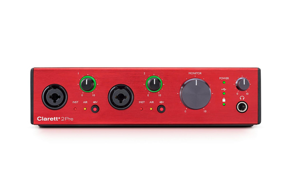 FOCUSRITE Clarett+ 2Pre – interfejs audio USB-C 10x4