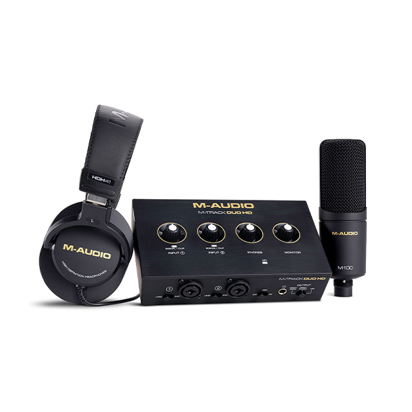 M-AUDIO M-Track DUO HD PACK - Zestaw produkcyjny