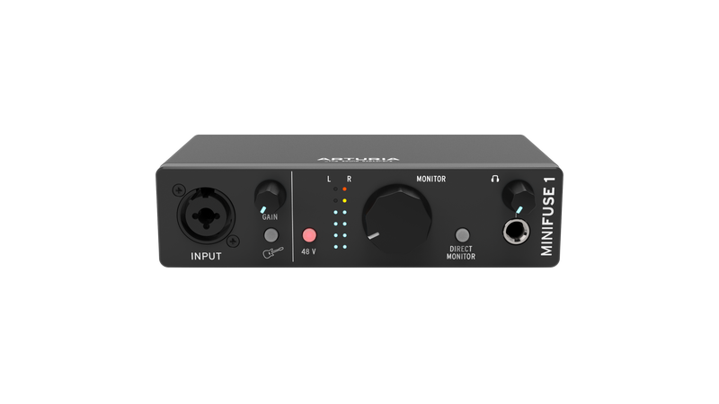 ARTURIA MiniFuse 1 Black – interfejs audio USB-C 1x2