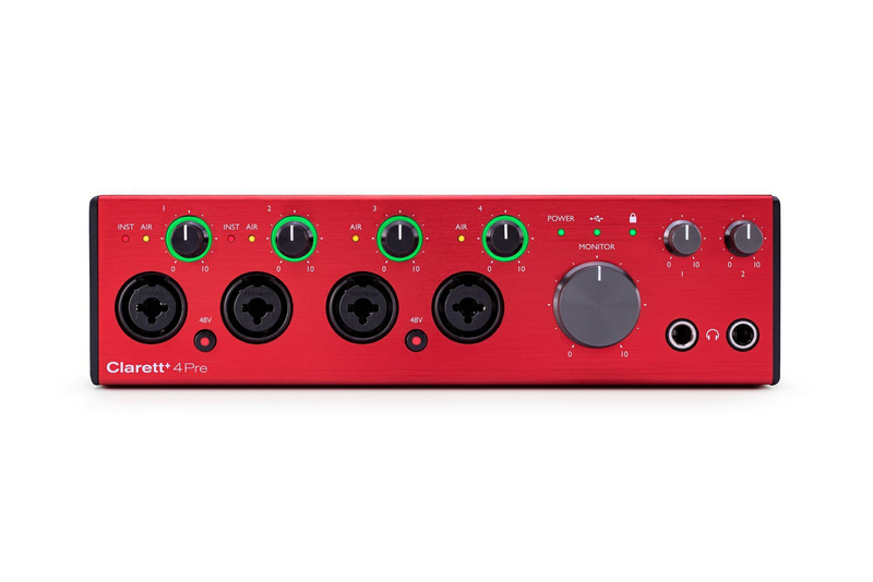 FOCUSRITE Clarett+ 4Pre – interfejs audio USB-C 18x8