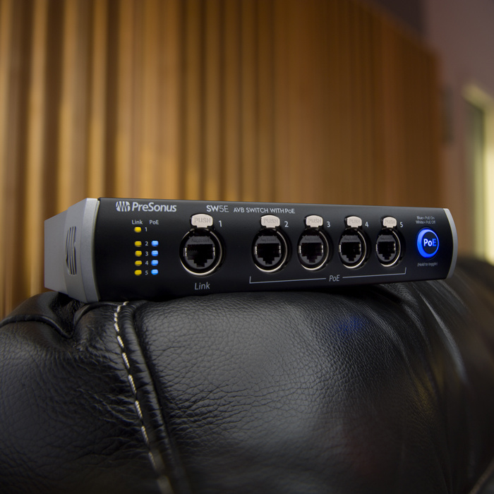 PreSonus SW5E - 5-portowy switch AVB z PoE