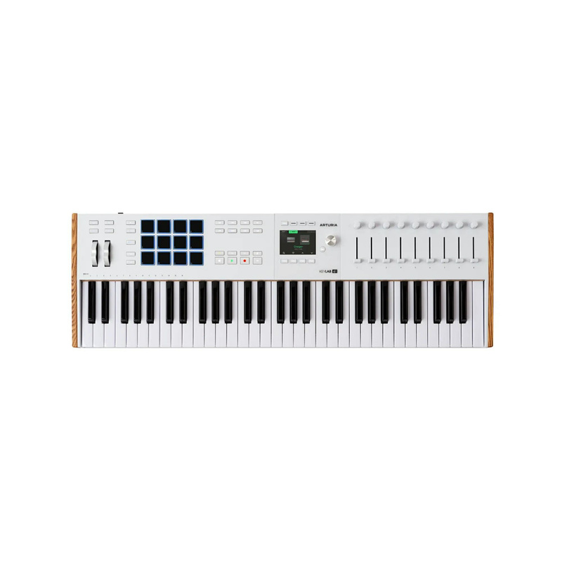 ARTURIA KeyLab 61 mk3 White – kontroler MIDI z ekranem i DAW integracją