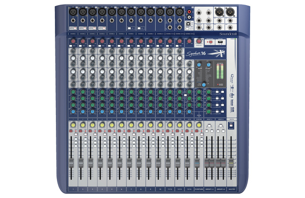 Soundcraft Signature 16 - Analogowa konsoleta mikserska, USB 2 in x 2 out