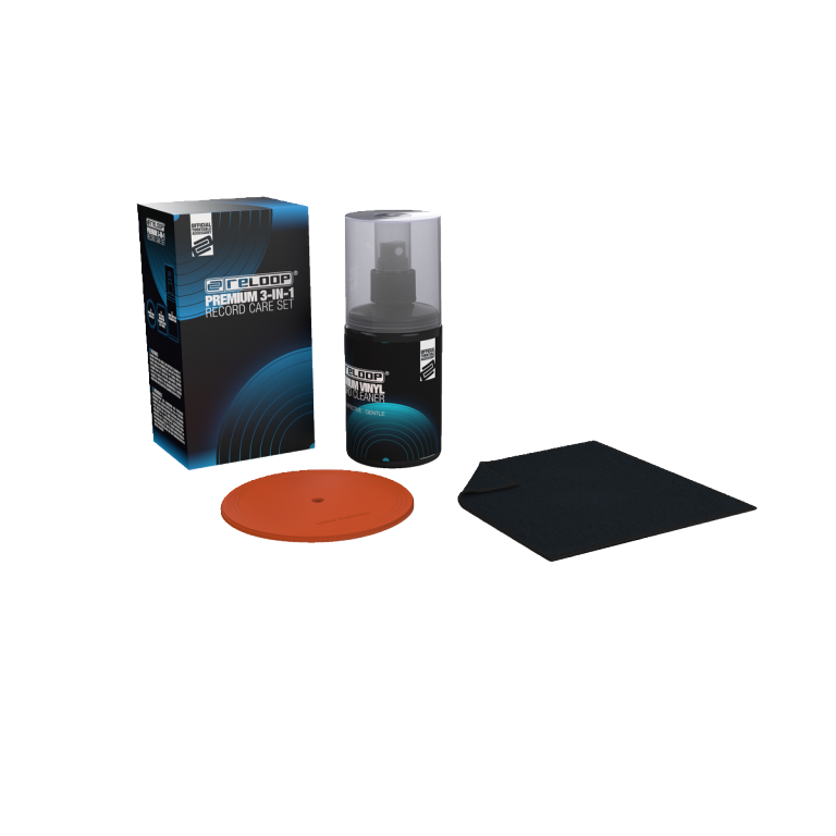 RELOOP Premium 3-IN-1 Record Care Set - Zestaw do czyszczenia płyt winylowych