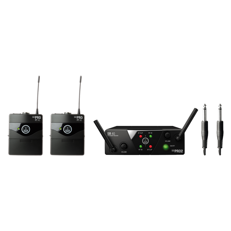 AKG WMS40 Mini2 Instrumental Set BD US25A/C - Mikrofonowy zestaw bezprzewodowy