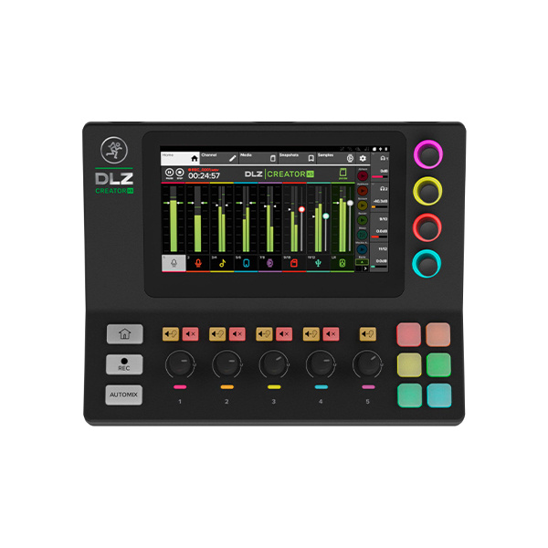 MACKIE DLZ Creator XS - Mikser cyfrowy do podcastingu i streamingu technologia Mix Agent