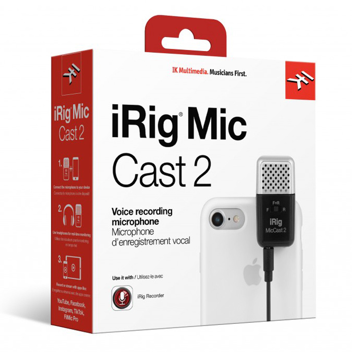 IK iRig Mic Cast 2 - Mikrofon pojemn. iOS/ Android